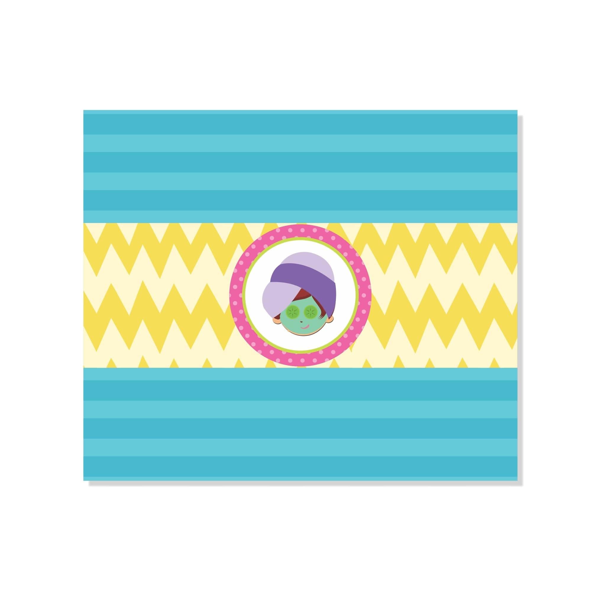 Spa Chocolate Wrappers THEME PARTIES Pretty UR Party   