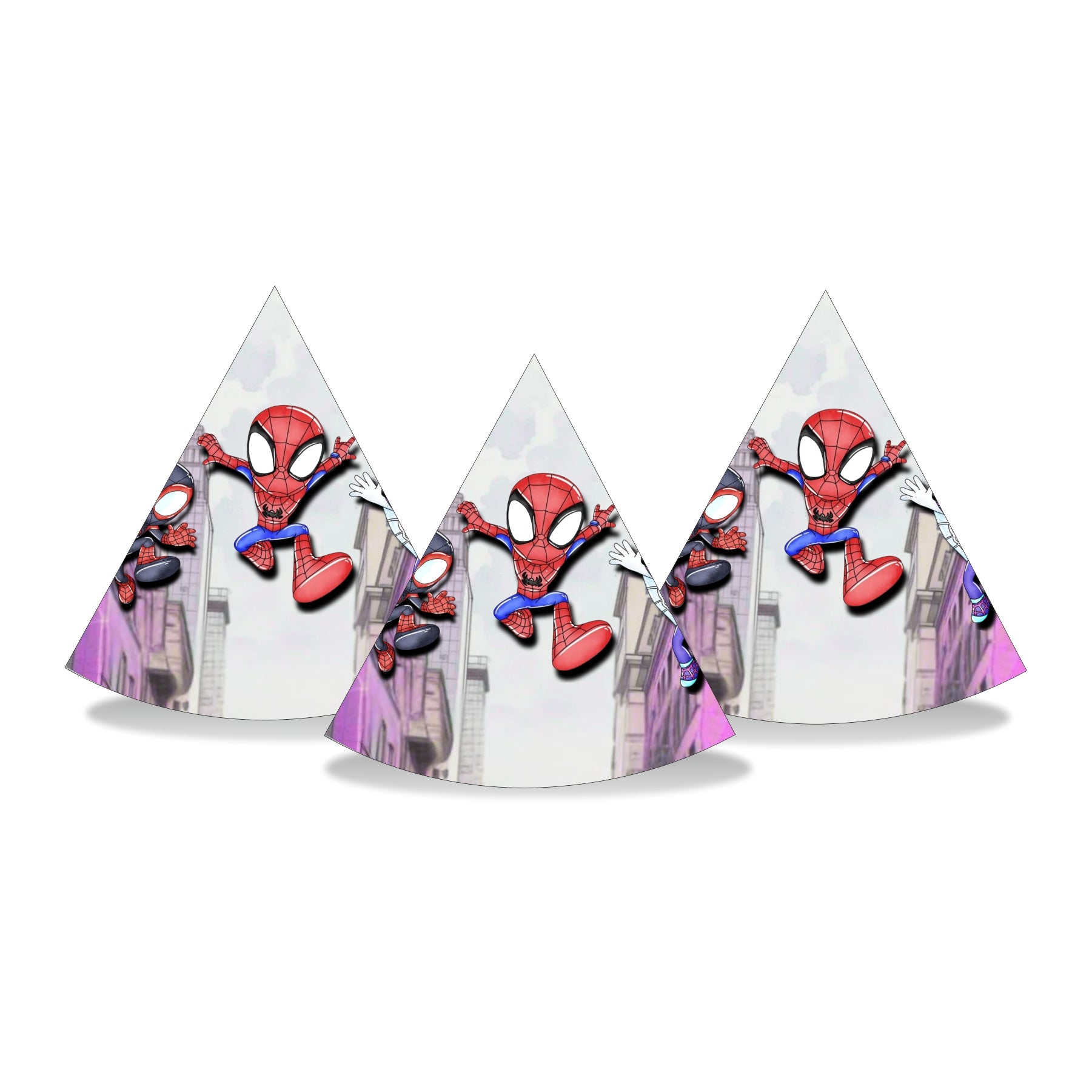Spidey & his Friends theme Party Caps