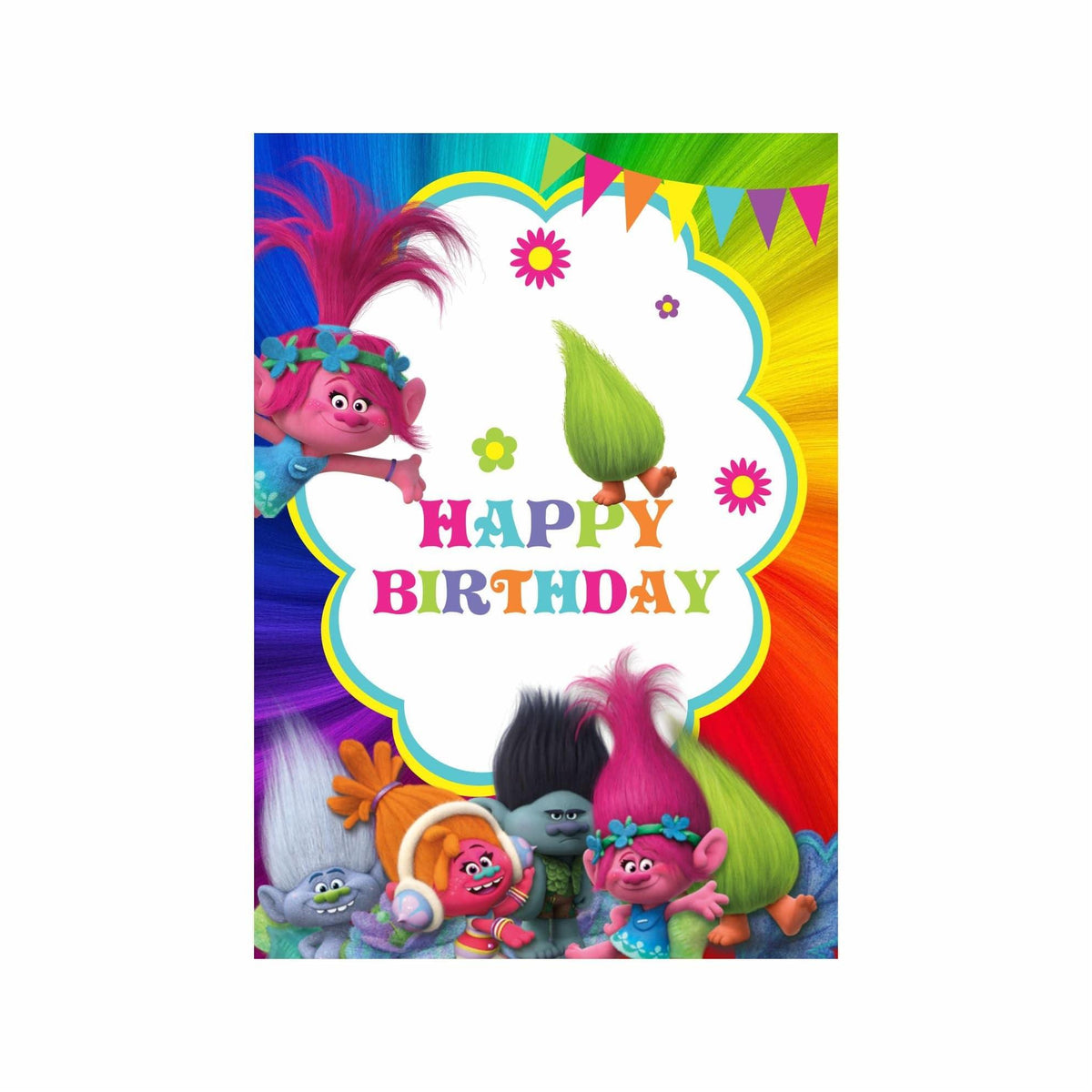 Trolls Theme Centerpieces - Pack of 2 – PRETTY UR PARTY
