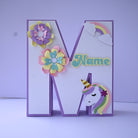 Unicorn 3D Letter / Number HANDCRAFTED PRETTY UR PARTY   