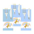 Unicorn Theme Napkin Rings THEME PARTIES Pretty UR Party   