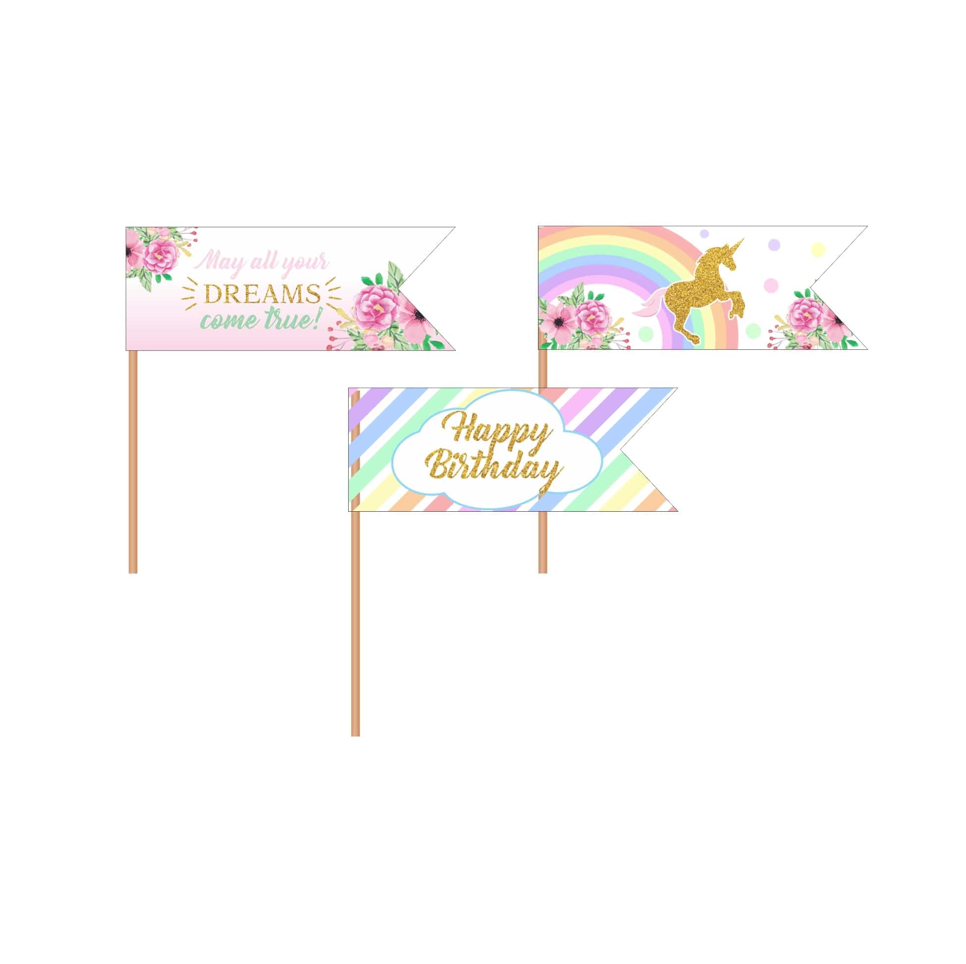 Unicorn Theme Picks THEME PARTIES Pretty UR Party   