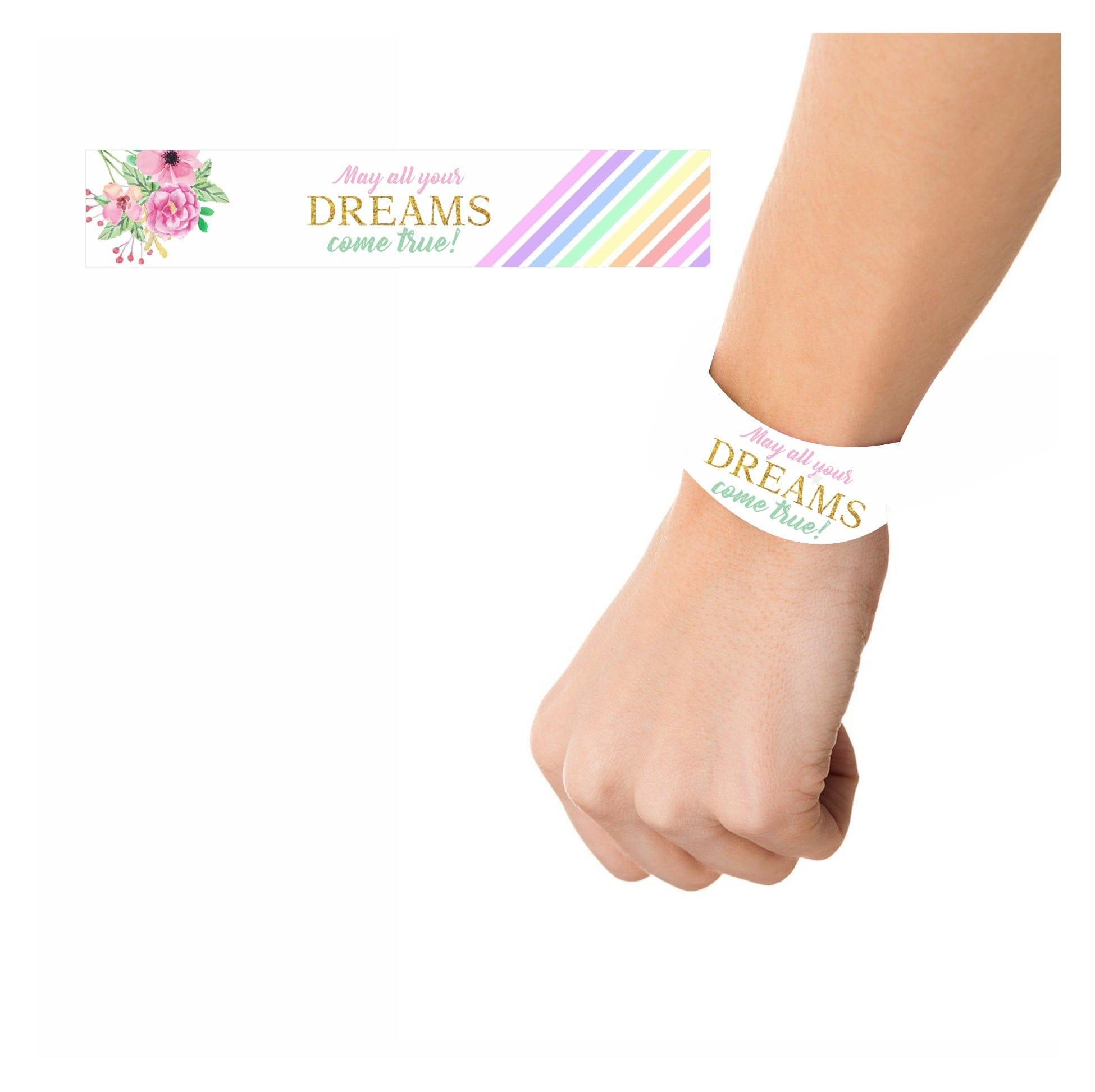 Unicorn Wrist Bands - Pack of 10 THEME PARTIES Pretty UR Party   
