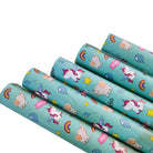 Unicorn Wrapping paper (pack of 5) RETURN GIFTS Pretty UR Party   