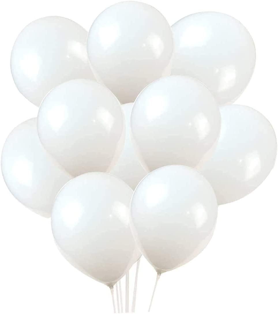 White Latex Balloons - Pack of 50 ALL PARTY SUPPLIES Pretty UR Party   