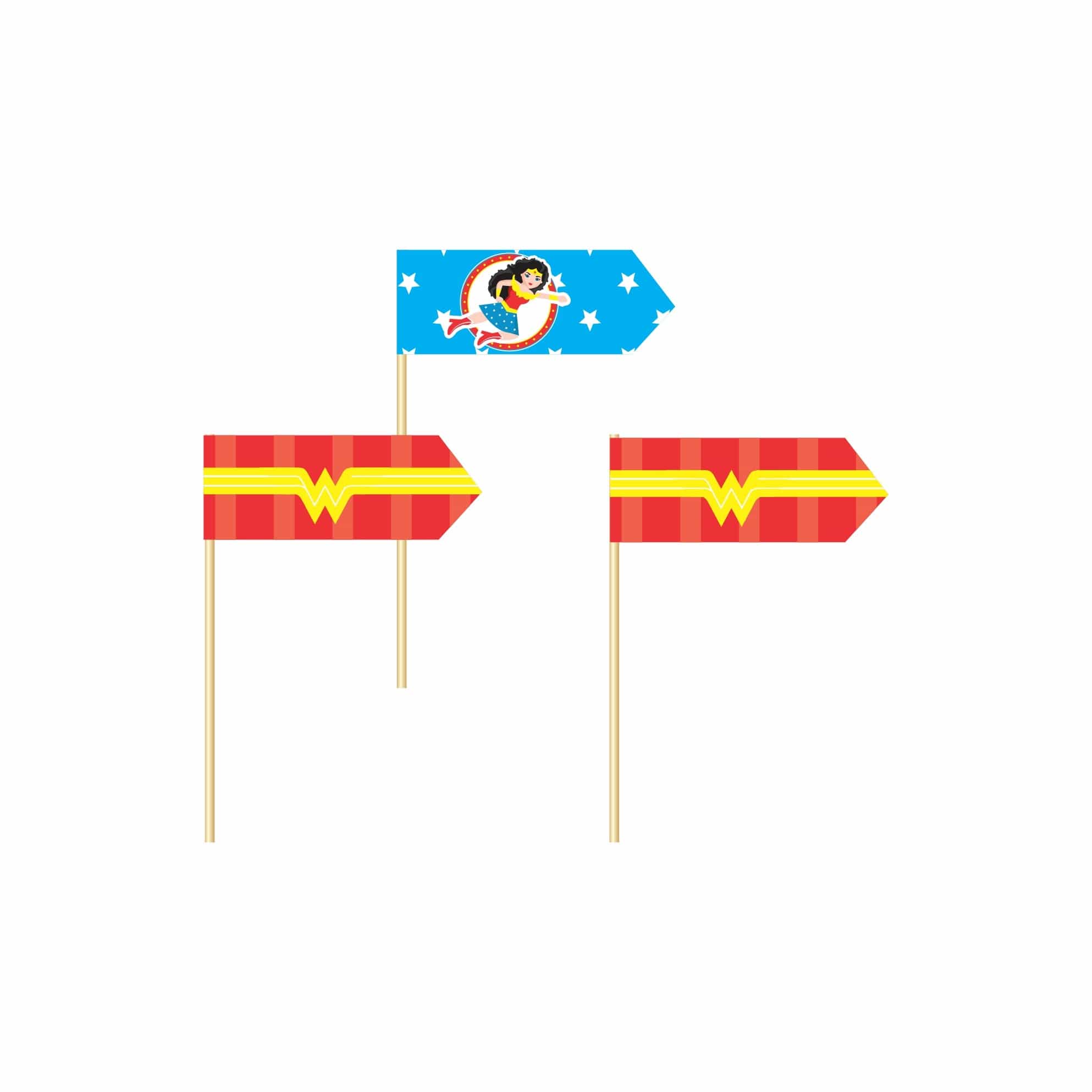 Wonder Woman Theme Picks THEME PARTIES Pretty UR Party   