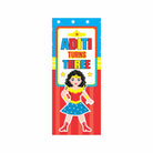 Wonder Woman Theme Door Banner THEME PARTIES Pretty UR Party   