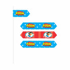 Wonder Woman Theme Drink Straws THEME PARTIES Pretty UR Party   