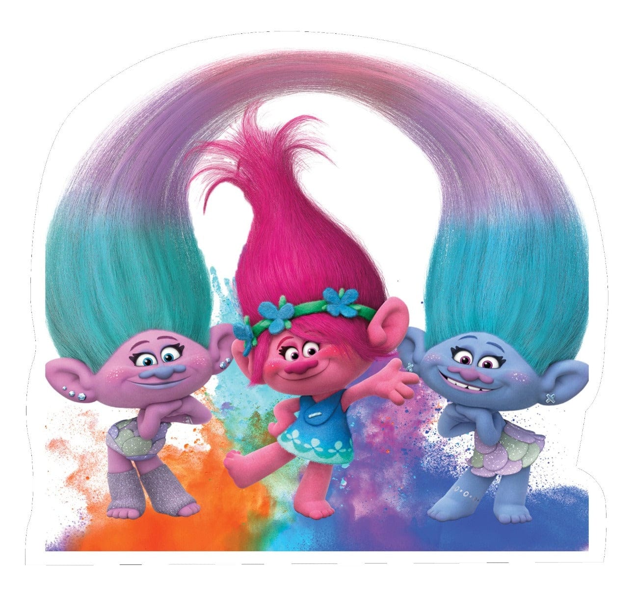 Trolls Theme Cutouts – PRETTY UR PARTY