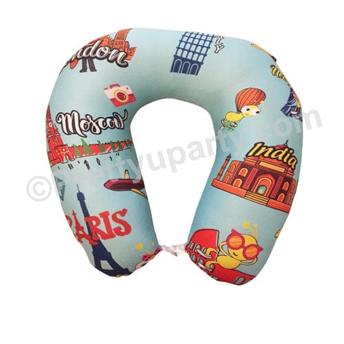 Travel Theme Travel Neck Pillow THEME PARTIES Pretty UR Party   