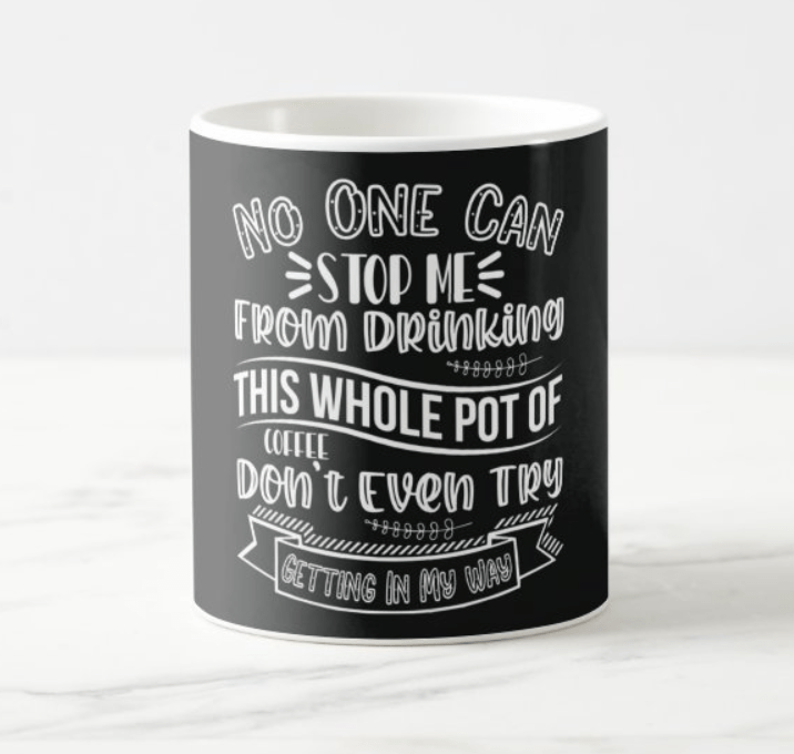 Whole Pot of Coffee Mug RETURN GIFTS Pretty UR Party Default Title  