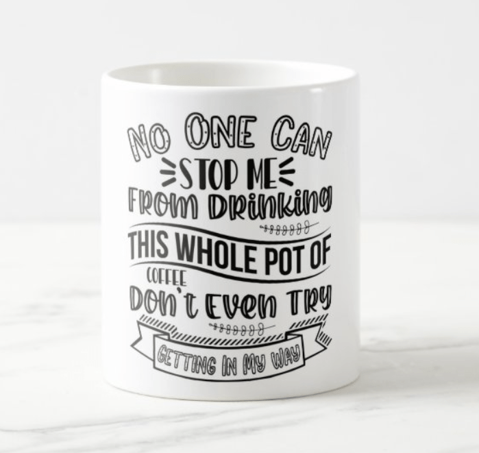 Whole Pot of Coffee Mug RETURN GIFTS Pretty UR Party   