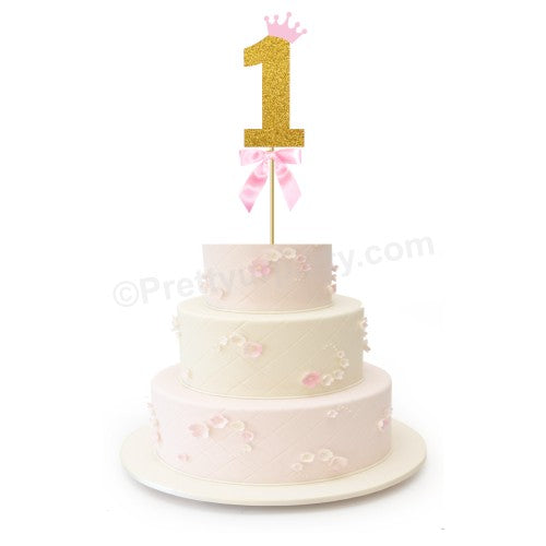 No. 1 Cake Topper ALL PARTY SUPPLIES Pretty UR Party   