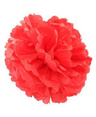 Red Tissue Paper Pom Poms 16" DECORATIONS Pretty UR Party   