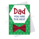 Father's Day Dad You Are the Best Card ALL PARTY SUPPLIES Pretty UR Party   