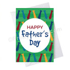 Father's Day Happy Fathers Day with Ties Card ALL PARTY SUPPLIES Pretty UR Party   