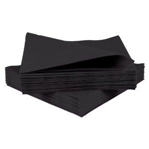 Black Paper Napkins for Parties
