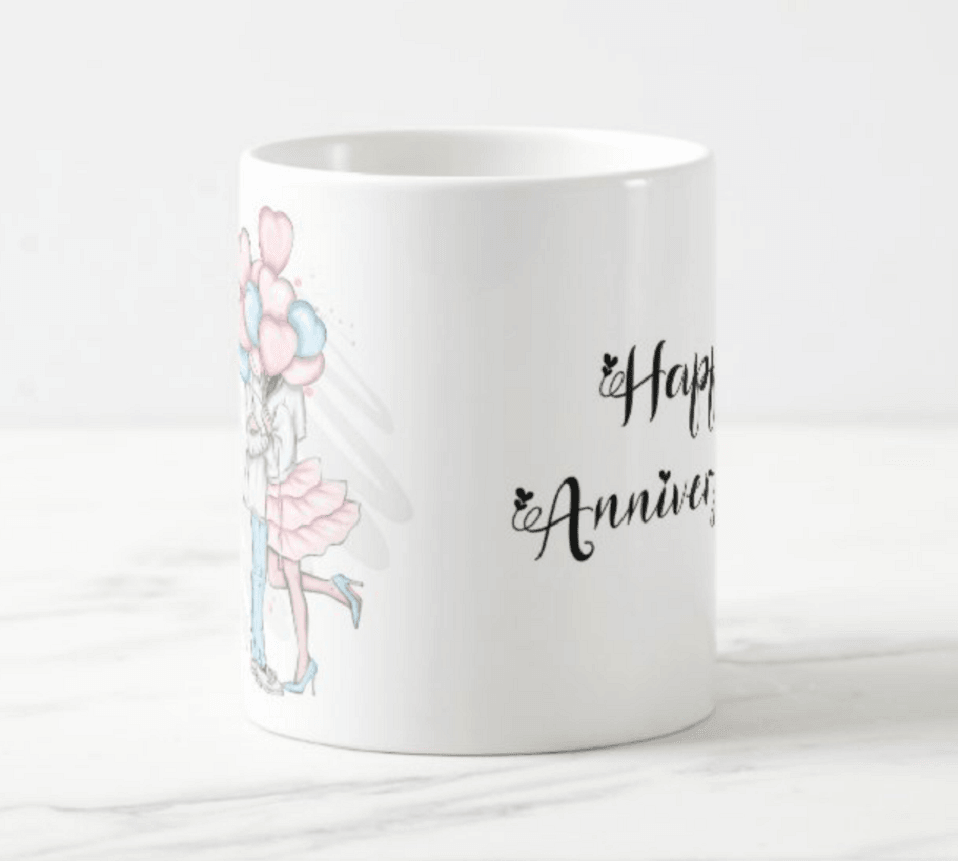 Happy Anniversary Mug RETURN GIFTS Pretty UR Party   
