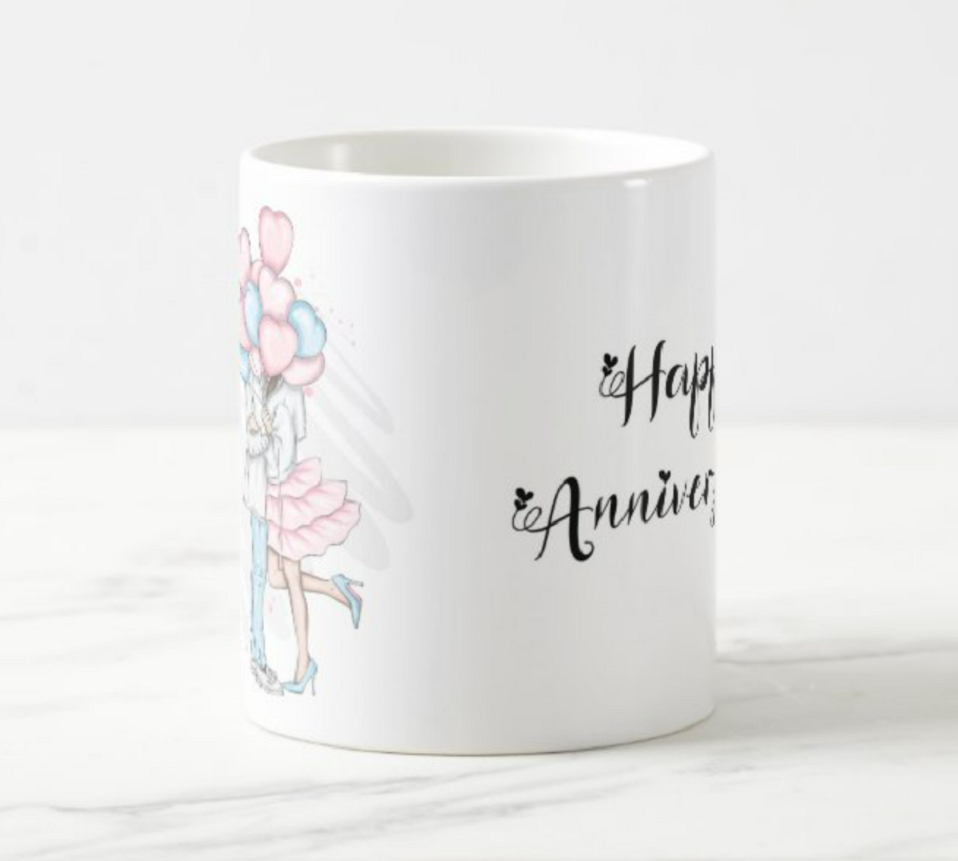 Happy Anniversary Mug RETURN GIFTS Pretty UR Party   