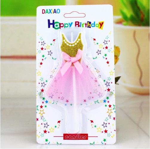 Ballet Gold Skirt Candle ALL PARTY SUPPLIES Pretty UR Party   