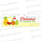 Personalized Tutti Fruity Theme Banner 30in ALL PARTY SUPPLIES Pretty UR Party Default Title  
