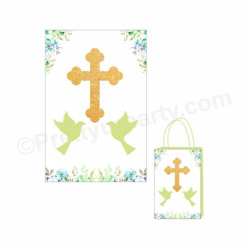 Baptism Blue Theme Khoi Bag / Pinata ALL PARTY SUPPLIES Pretty UR Party   