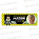 Personalized Batman Birthday Banner 30in ALL PARTY SUPPLIES Pretty UR Party   