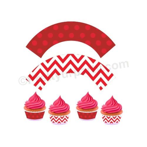 Be Mine Theme Cupcake Wrappers ALL PARTY SUPPLIES Pretty UR Party Default Title  