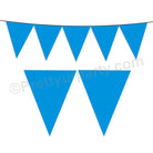 Blue Plain Bunting BABY SHOWER Pretty UR Party Default Title  