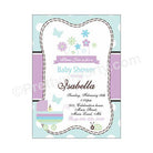 Blue and Purple E-Invitations BABY SHOWER Pretty UR Party   