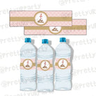 Pink and Gold Ballet Water Bottle Labels THEME PARTIES Pretty UR Party Default Title  