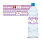 Sofia the first Enchanted Garden Party Water Bottle Labels THEME PARTIES Pretty UR Party   