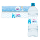 Disney Cinderella Water Bottle Labels THEME PARTIES Pretty UR Party Default Title  