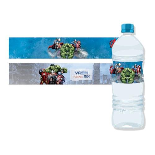 Avengers Bottle Labels THEME PARTIES Pretty UR Party Default Title  