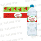 Watermelon Theme Water Bottle Labels THEME PARTIES Pretty UR Party Default Title  
