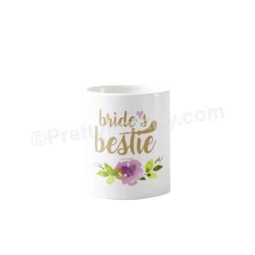 Best Bestie Bridal Shower Mug ALL PARTY SUPPLIES Pretty UR Party   
