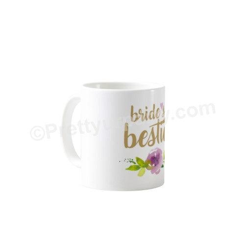 Best Bestie Bridal Shower Mug ALL PARTY SUPPLIES Pretty UR Party   
