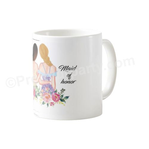 Personalized Made Of Honour Bridal Shower Mug ALL PARTY SUPPLIES Pretty UR Party   