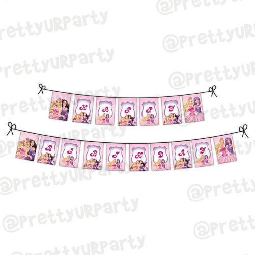 Barbie Rockstar Bunting DECORATIONS Pretty UR Party Default Title  