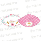 Baptism Pink Theme Hats - Pack of 10 ALL PARTY SUPPLIES Pretty UR Party Default Title  