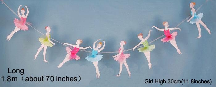 Ballerina Paper Garland DECORATIONS Pretty UR Party   