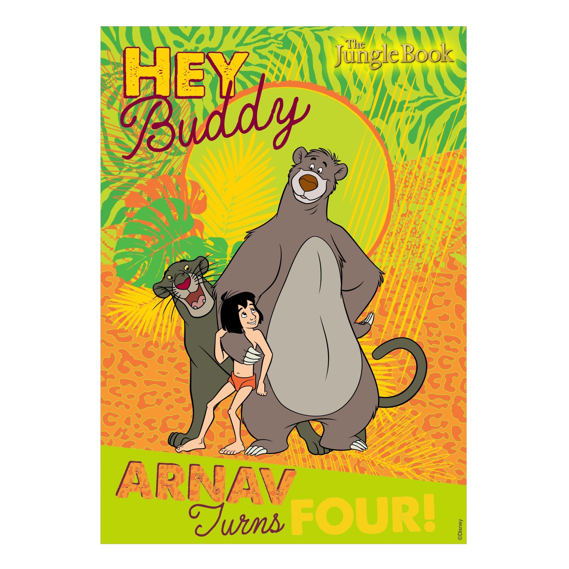 Jungle Book Centerpieces - Pack of 2 THEME PARTIES Pretty UR Party Default Title  