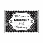 Chanel Theme Entrance Banner / Door Sign THEME PARTIES Pretty UR Party Default Title  