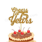 75th Birthday Cake Topper HANDCRAFTED Pretty UR Party   