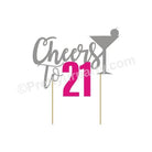 21st Birthday Cake Topper HANDCRAFTED Pretty UR Party Default Title  
