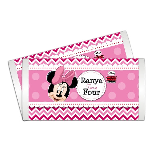 Minnie Mouse Chocolate Wrappers – PRETTY UR PARTY