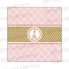 Pink and Gold Ballet Chocolate Wrappers THEME PARTIES Pretty UR Party Default Title  