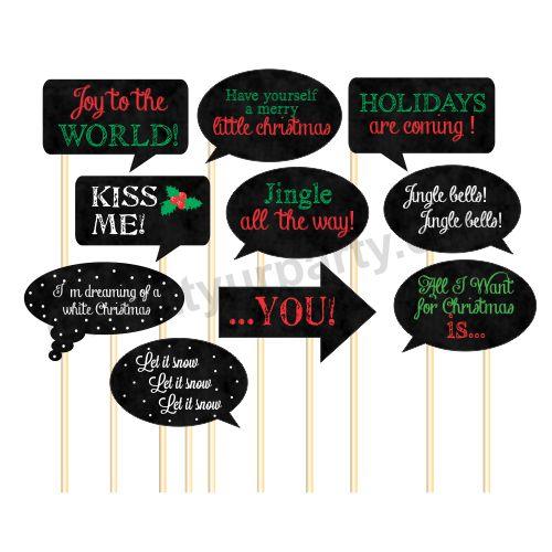 Christmas Photo Prop ALL PARTY SUPPLIES Pretty UR Party   