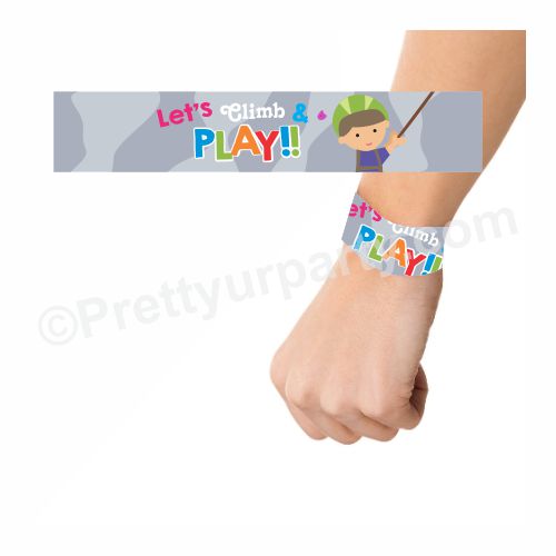 Climbing Theme Wrist bands - Pack of 10 THEME PARTIES Pretty UR Party Default Title  