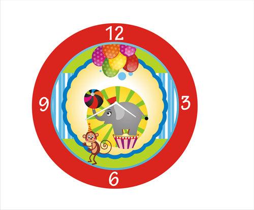 Personalised Circus Clock THEME PARTIES Pretty UR Party Default Title  